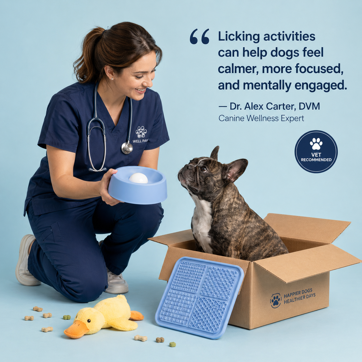 Calming Paw Lick Bowl